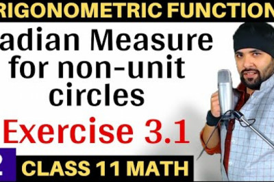 NCERT Exercise 3.1 Trigonometric Functions Class 11 Maths Chapter 3
