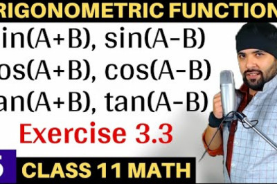Trigonometric Functions Class 11 Maths Chapter 3 Exercise 3.3