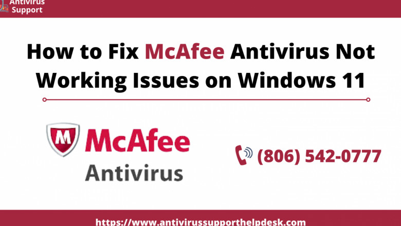 Common Issues with McAfee not Working on Windows 11