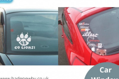 Buy Captivating & Finest Quality Car Window Stickers UK!