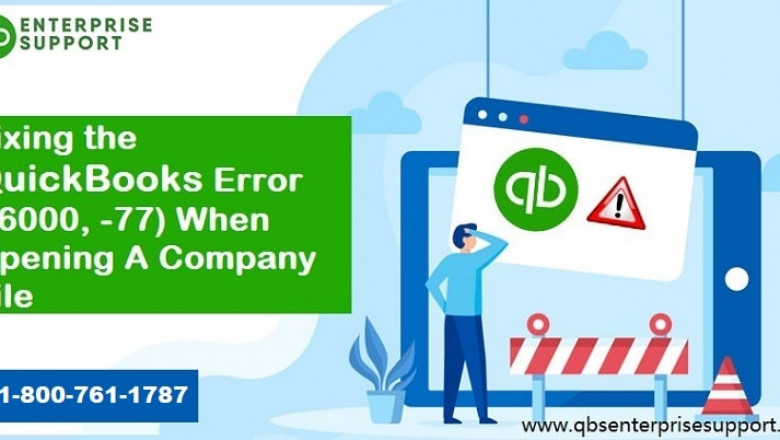 Fix QuickBooks Error 6000 77 when opening a company file