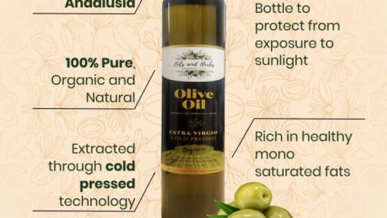 Extra Virgin Oil Olive- Organic & Pure