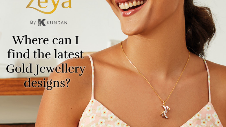 Where can I find the latest gold jewellery designs?