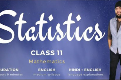 Statistics Class 11 Maths Chapter 15