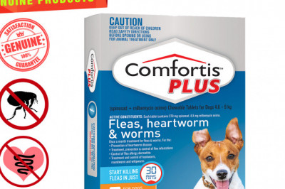 COMFORTIS PLUS for 4.6 to 9 Kg Dogs 6 Chews Flea Heartworm Control
