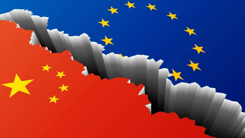 How is the Russia-Ukraine conflict affecting China-Europe trade?
