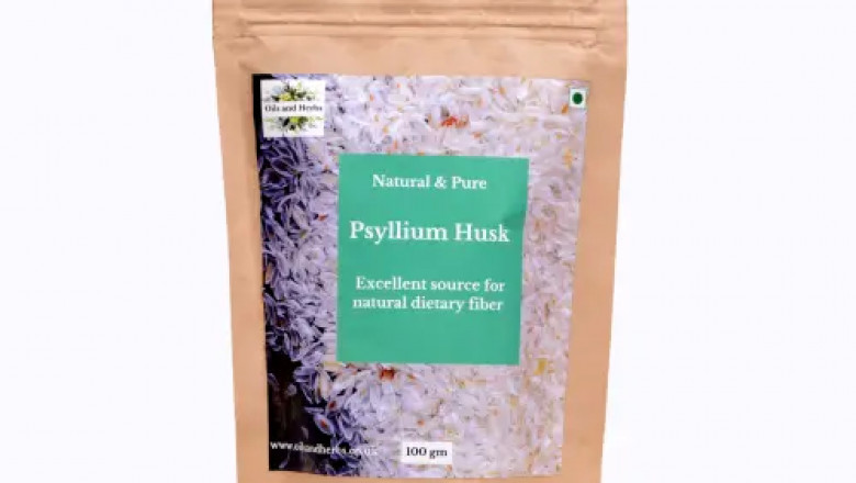 Organic Psyllium Husk Powder ( Isabgol) 100gms Natural Fiber