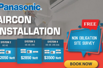 Panasonic aircon installation
