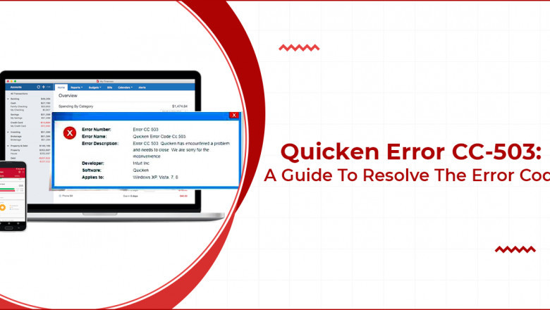 Quicken Error CC-503