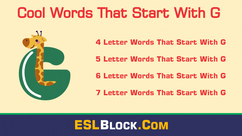 Words That Start with G