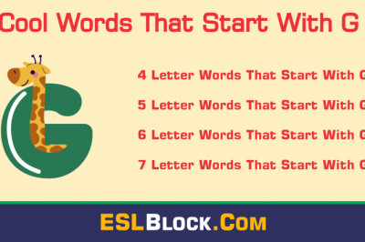 Words That Start with G