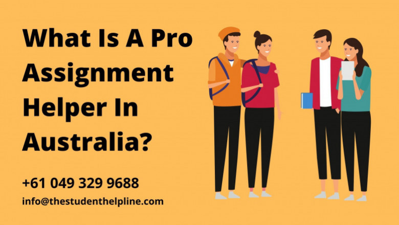 What Is A Pro Assignment Helper In Australia?