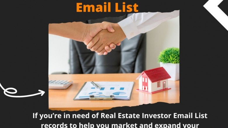 Real Estate Investor Email List