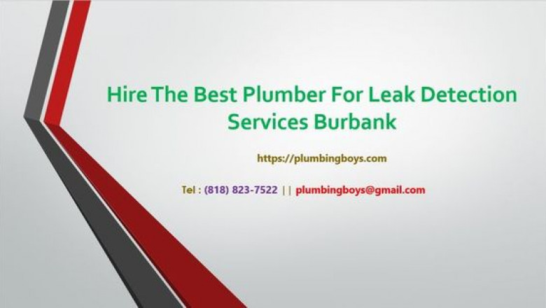 Hire The Best Plumber For Leak Detection Services Burbank