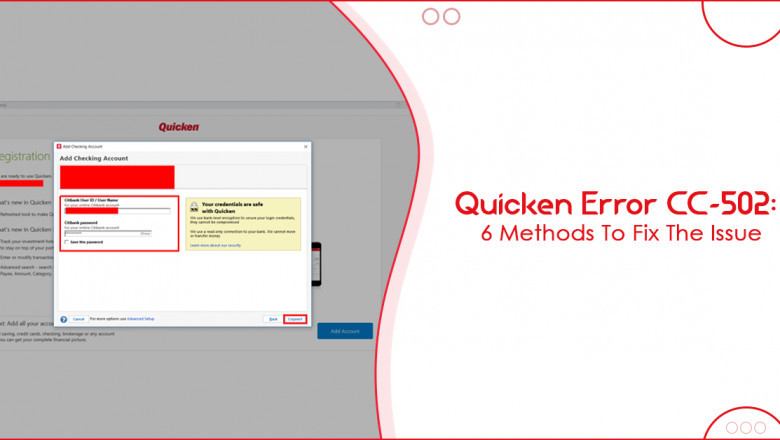Quicken Error CC-502