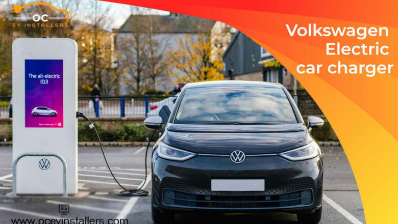 Volkswagen electric car charger