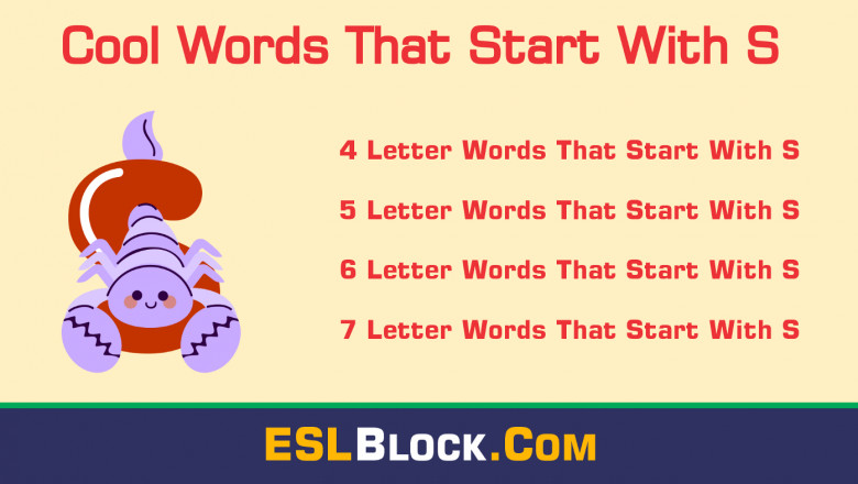 Awesome Cool Words That Start with S