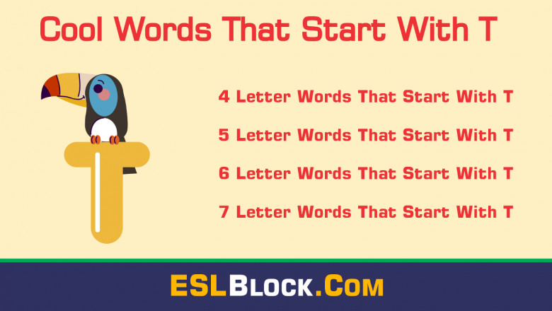 Awesome Cool Words That Start with T