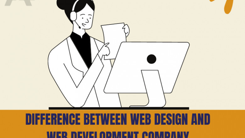Difference between Web Design and web development company