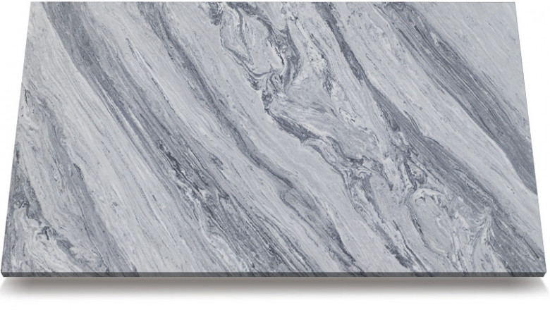 Calacatta Quartz White Grey Patterns Veins A5105