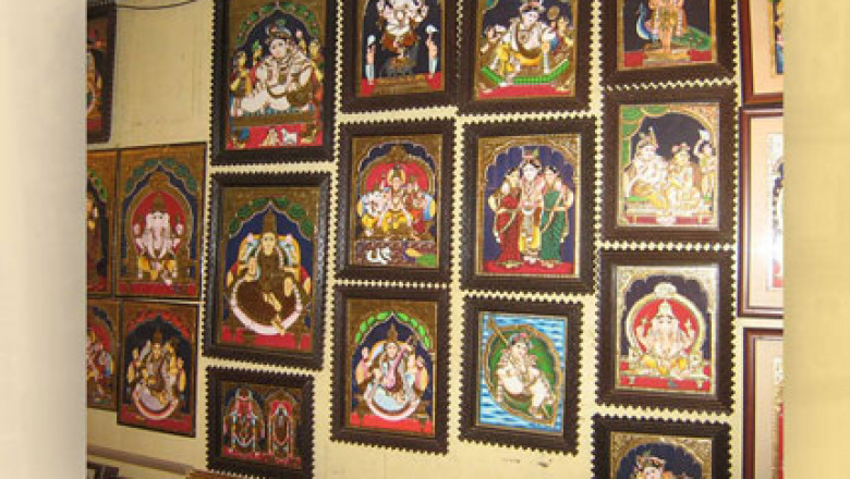 How Tanjore Paintings Made - History and Process