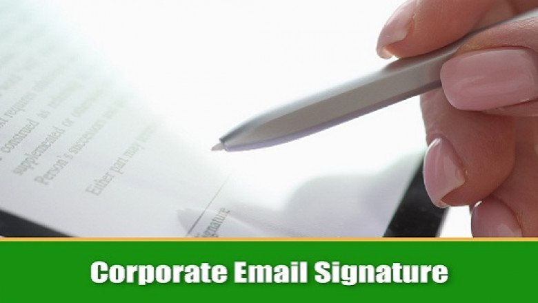 Corporate Email Signature | Green Signature