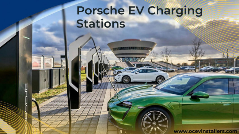 Porsche EV charging stations