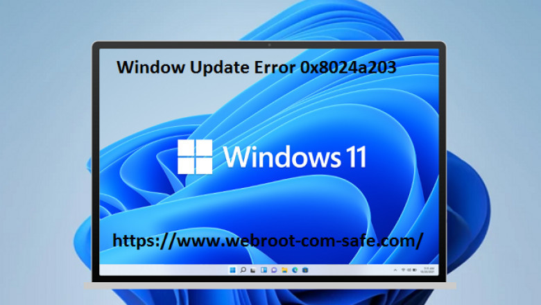 How To Resolve Window Update Error 0x8024a203?