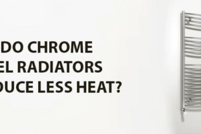 Why do chrome radiators have a decrease heat output?