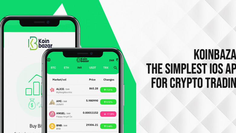 Koinbazar - The Simplest iOS App for Crypto Trading