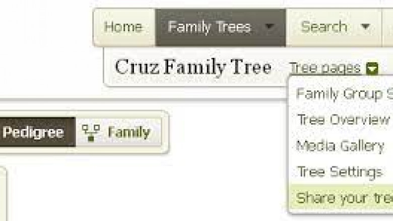Sharing A Family Tree