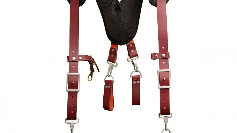Tool Belt Suspenders | Heavy Duty Work Suspenders - Trojan Tool Belts