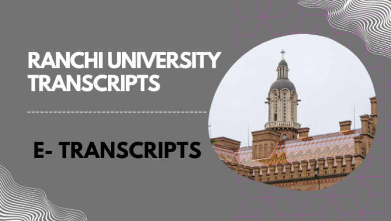 How can international students request their Ranchi University transcripts?