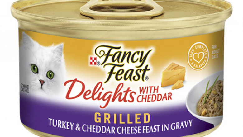 Fancy Feast Cat Adult Delights Cheddar Turkey | DiscountPetCare
