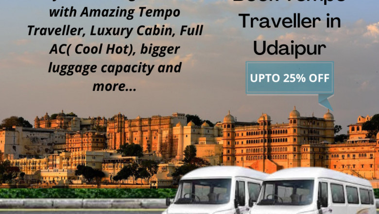 tempo traveller service in udaipur.