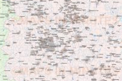 Map of Central England - Guide To UK