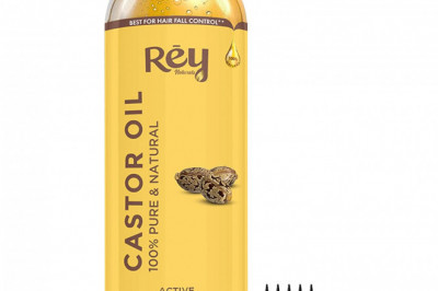 Rey Naturals Castor Oil for Skin Care, Hair Growth