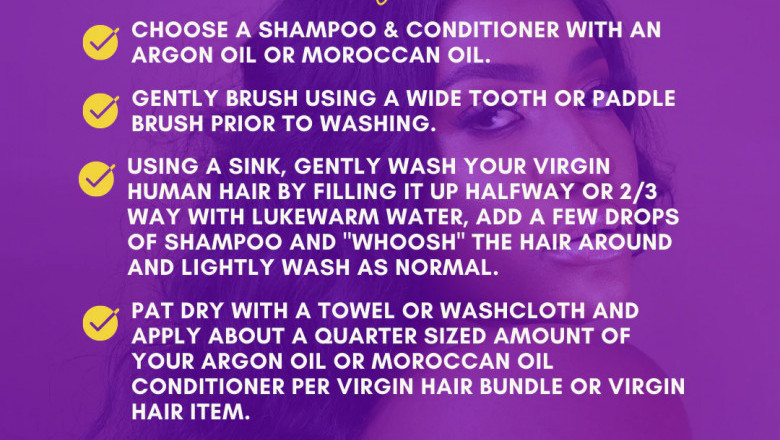 5 Steps For Washing Your Virgin Hair Extensions