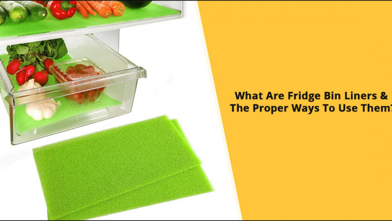 What Are Fridge Bin Liners & How To Use Them?