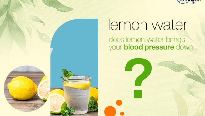 Drinking  lemon water lower blood pressure