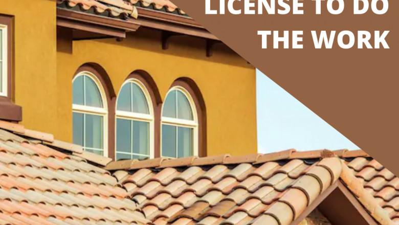 Do you have the appropriate license to do the work