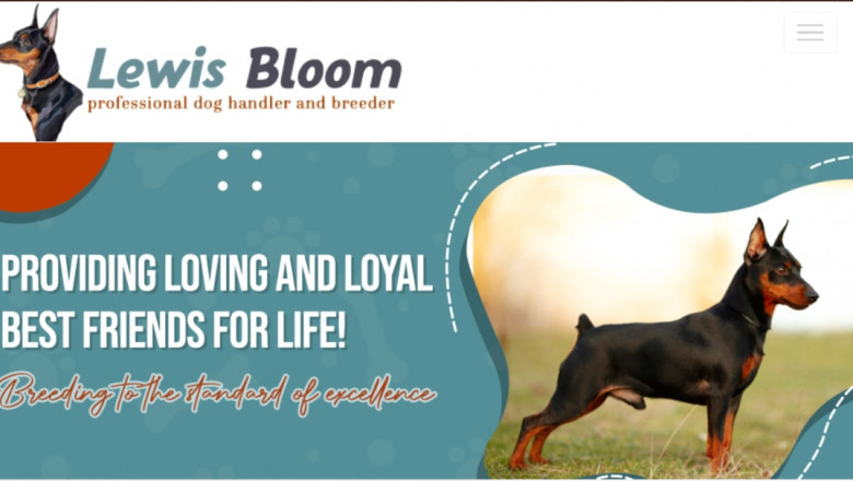 Professional Lewis Bloom Dog Breeder and Handler