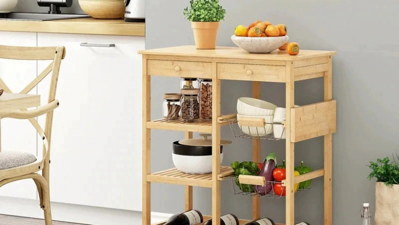 Kitchen Trolley Design, Kitchen Trolly Designs, Kitchen Trolley Design Colour