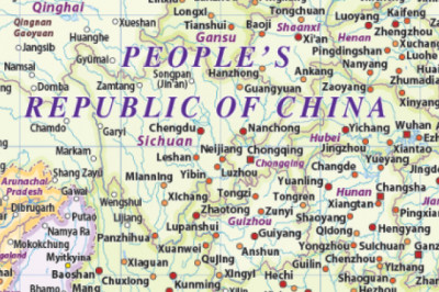 Country map of Asia- Atlas Digital Maps