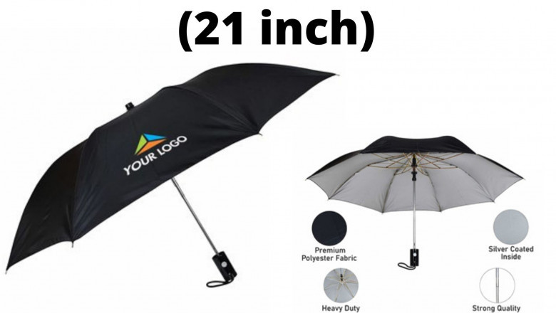 Buy Customized Promotional 21 inch 2 Fold Umbrella