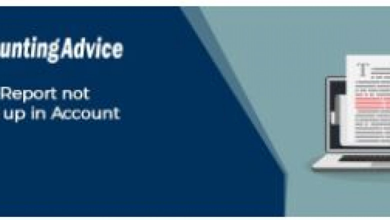 Fixed : Sage 50 Report not Showing up in Account