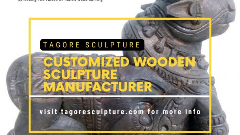 Tagoresculpture - Buy Tagore Customized Wooden Sculptures ,statues, Idols Online