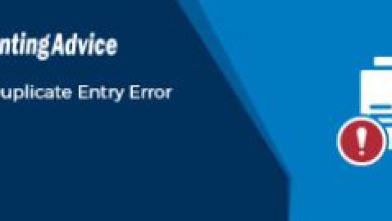 How to Fix Sage 50 Duplicate Entry Error