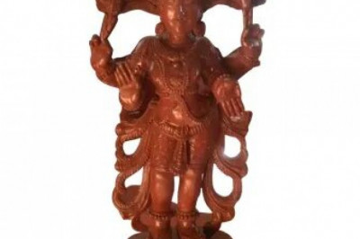 Customized Wooden Standing Shiva Antique Sculpture | Lord Shiva Idol Online Sale | Buy Wooden Shiva Statues