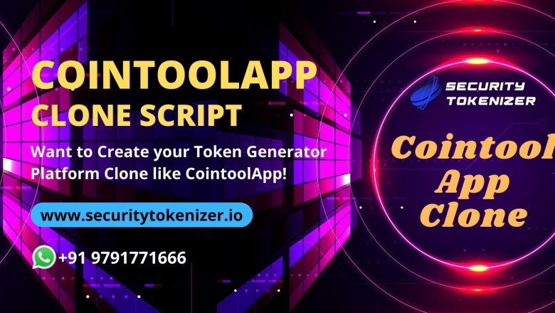 How to Create your Token Generator Platform like CointoolApp!